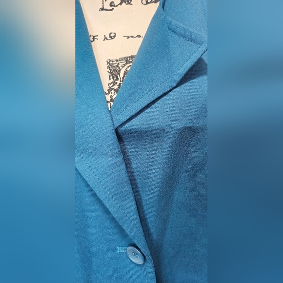 Pendleton Virgin Wool Business Skirt Blazer Set Women's Size 16 Blue - Picture 3 of 16